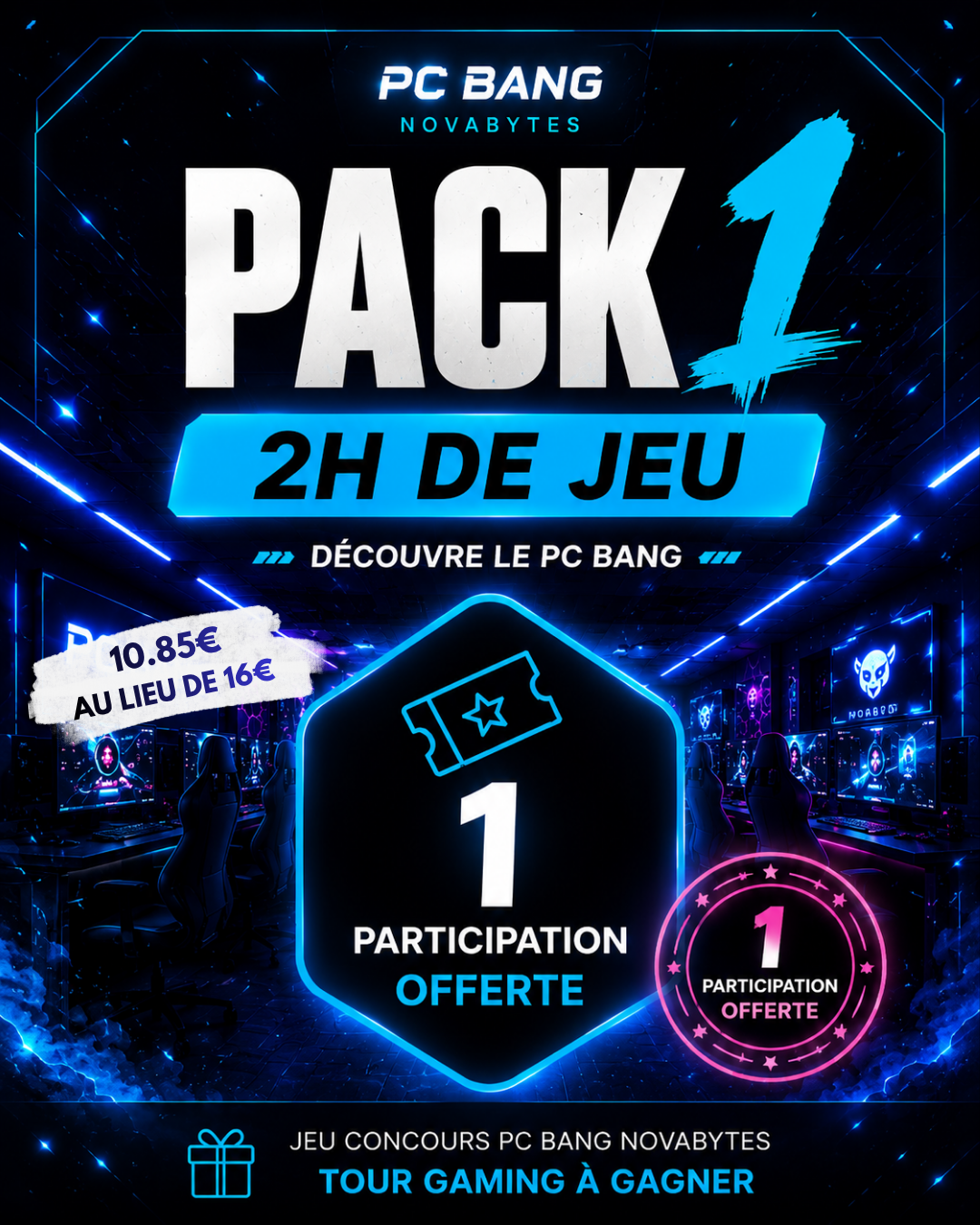 PACK 1 - Offre de lancement