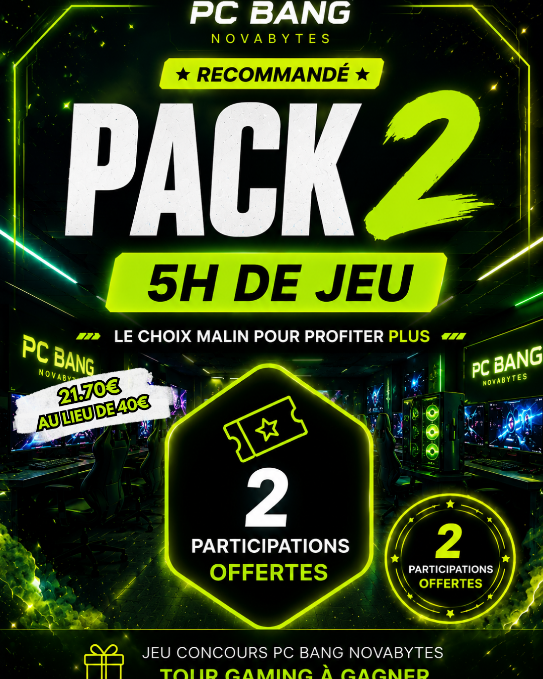 PACK 2 - Offre de lancement