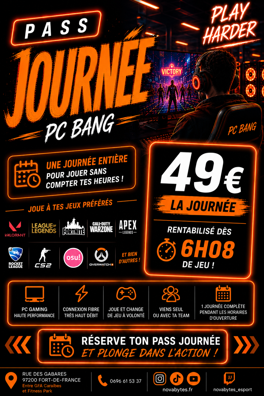 Pass Journée PC Bang