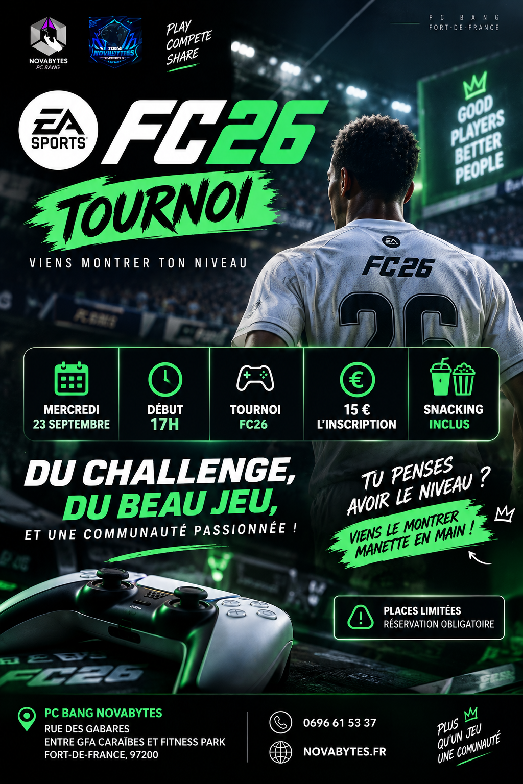 Tournoi FC26 – PC Bang Martinique