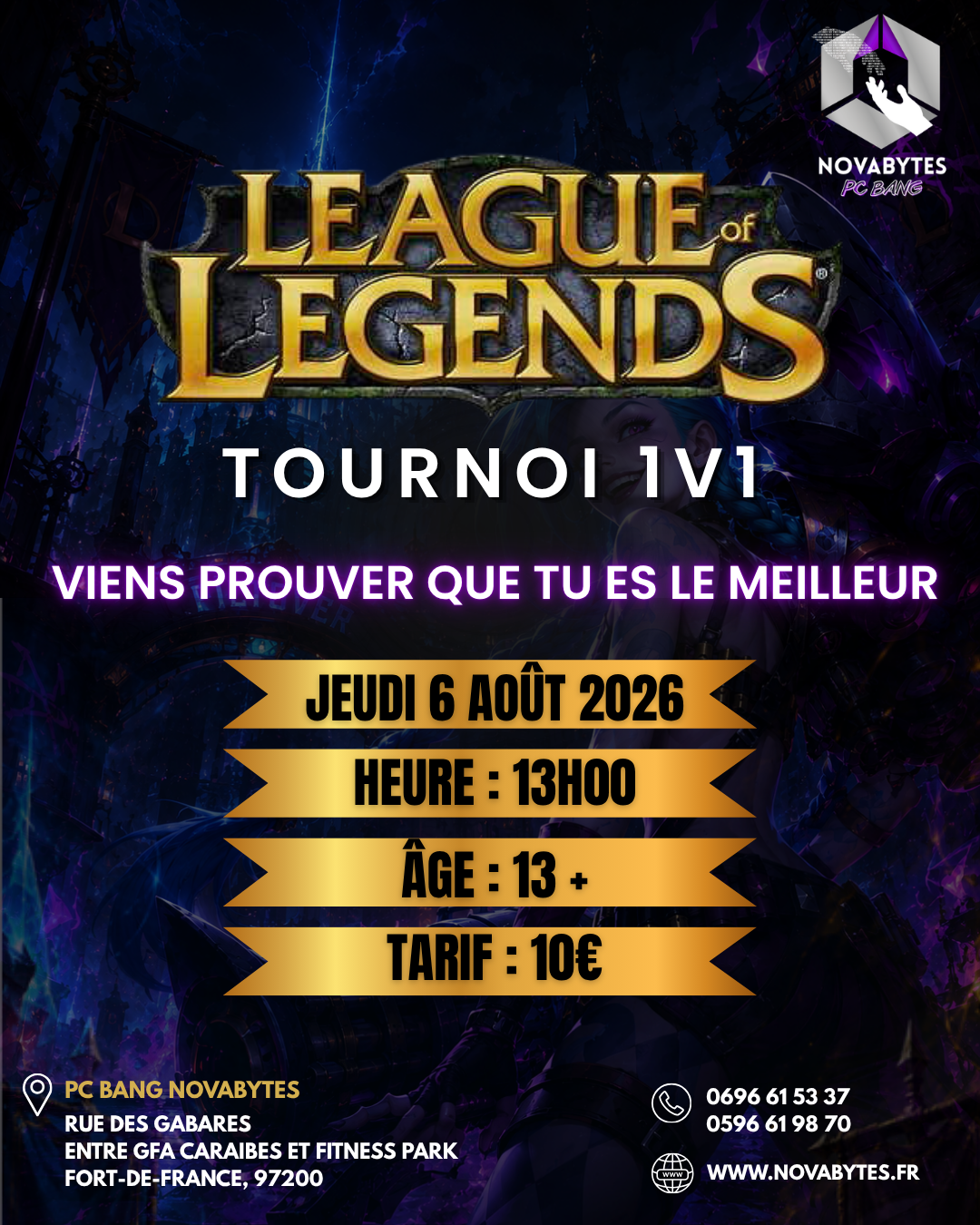 Tournoi League of Legends – 1 contre 1