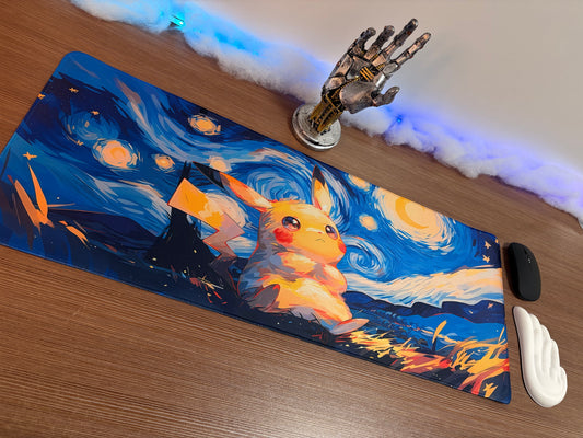 Tapis de bureau XXL P-Pikachu – Thème animé (800×300 mm) Caoutchouc
