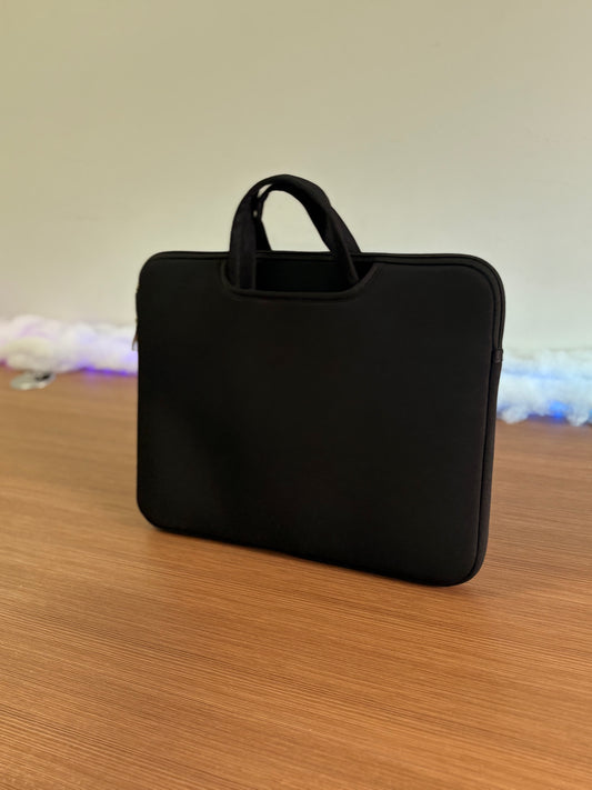 Housse d’ordinateur 14,1–15,4” – Néoprène antichoc avec poignées & poches