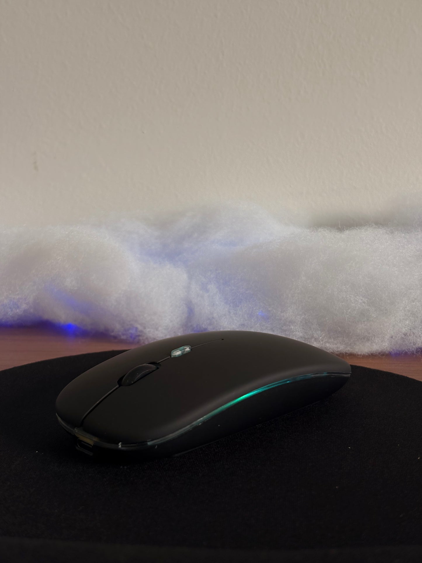 Souris sans fil rechargeable Bluetooth + 2.4GHz – Silencieuse, rétro-éclairée (1600 DPI)