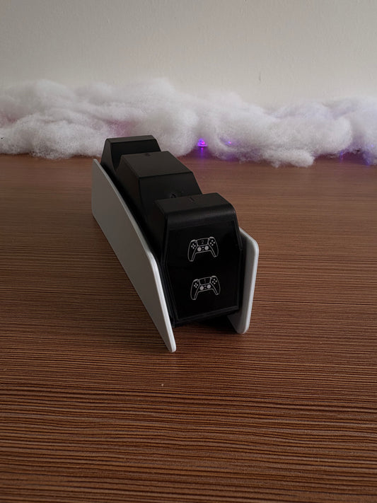 Station de charge double manettes PS5 – Charge rapide 2–3h + indicateur LED